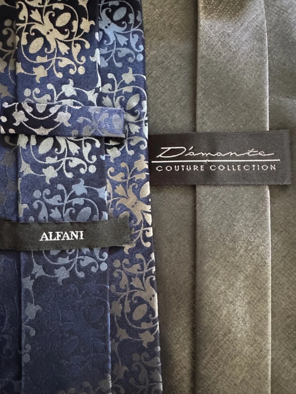 Men’s Silk Tie Set (4) - Blue and Gray